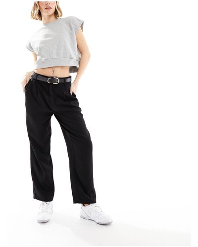 Object Tapered Ankle Grazer Trousers - White