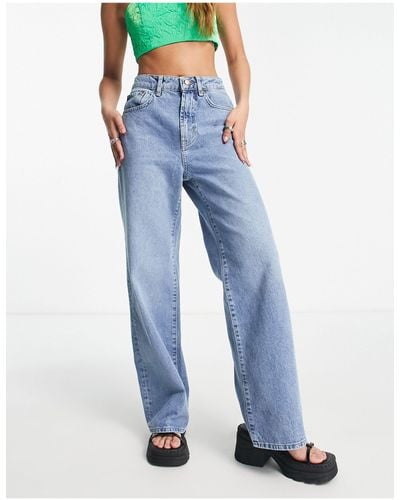 ONLY Hope High Waisted Wide Leg Jeans - Blue