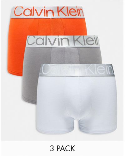 Calvin Klein Steel – 3er-pack unterhosen - Weiß