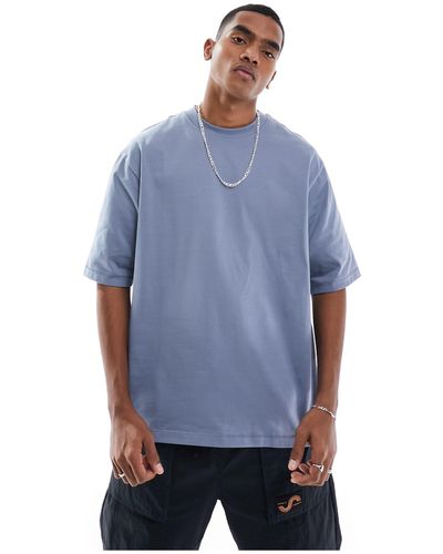 Only & Sons – oversize-t-shirt - Blau