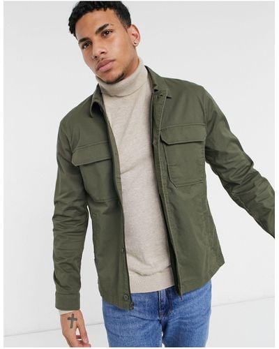 Abercrombie & Fitch Shirt Jacket - Green