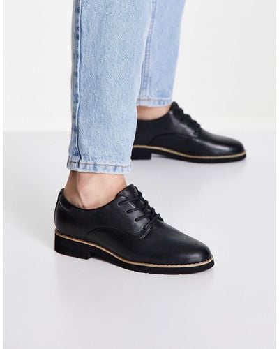 ALDO Cerquedaflex Flat Oxford Shoes - Black