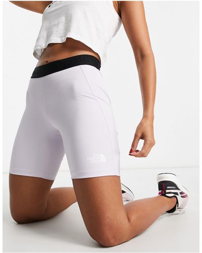 The North Face – training – knappe shorts - Weiß