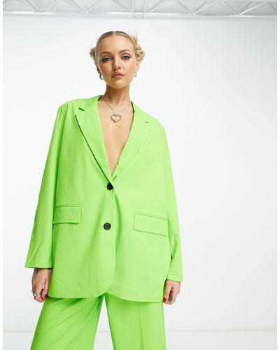 Vero Moda Tailored Blazer Co-ord - Green