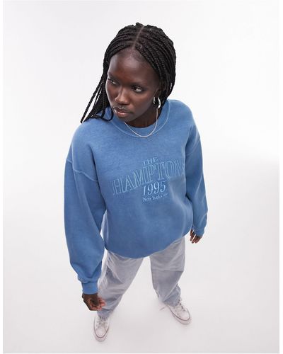 Topshop white sweatshirt hotsell