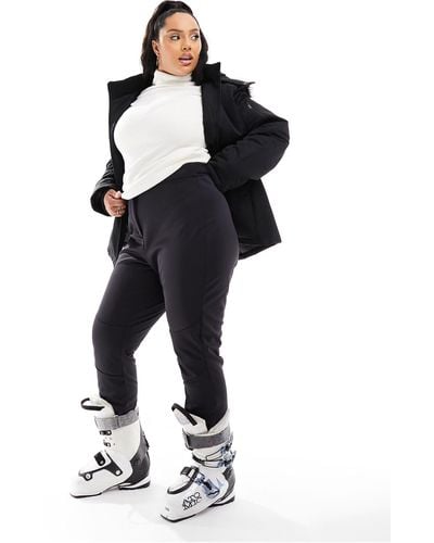 ASOS 4505 Ski Curve High Waisted Skinny Ski Pants With Stirrup - Black
