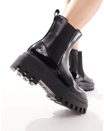 Calvin Klein Chunky Chelsea Boots - Black