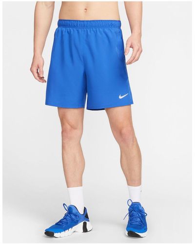 Nike Dri-fit Challenger 7 Inch Shorts - Blue
