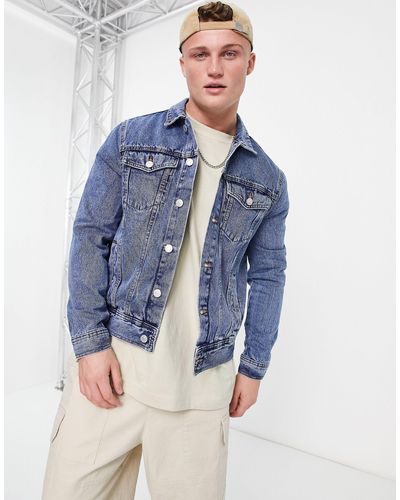New Look Giacca di jeans lavaggio azzurro - Blu
