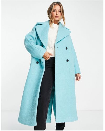 River Island – eleganter mantel mit lockerem schnitt - Blau
