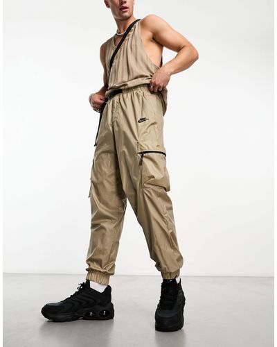 Nike Tech Woven Lined Cargo Pants - Natural