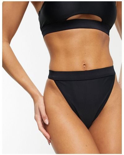 South Beach – mix and match – e bikinihose mit hoher taille - Mehrfarbig