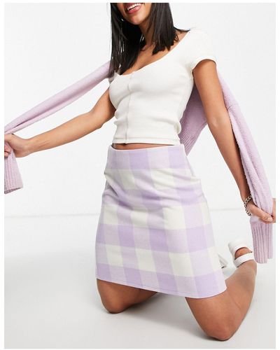 Noisy May Mini Skirt Co-ord - Purple