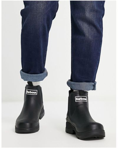Barbour Nimbus Ankle Length Wellington Boots - Blue