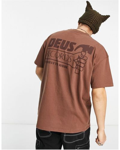 Deus Ex Machina Labour - T-shirt - Bruin