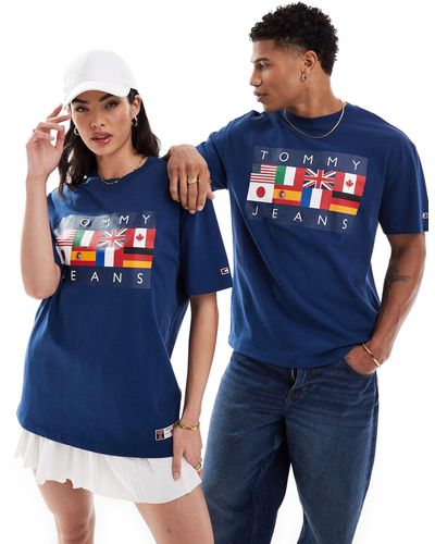 Tommy Hilfiger International Games Unisex T-shirt - Blue