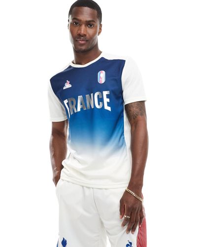 Le Coq Sportif Equipe de france paris 2024 - maillot - dégradé - Bleu