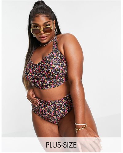 Vero Moda Exclusive Halter Bikini Top - Multicolor