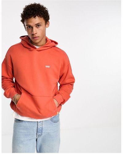 Levi's Hoodie With Small Logo - Red