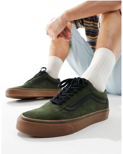 Vans Old skool - sneakers chiaro con suola - Marrone