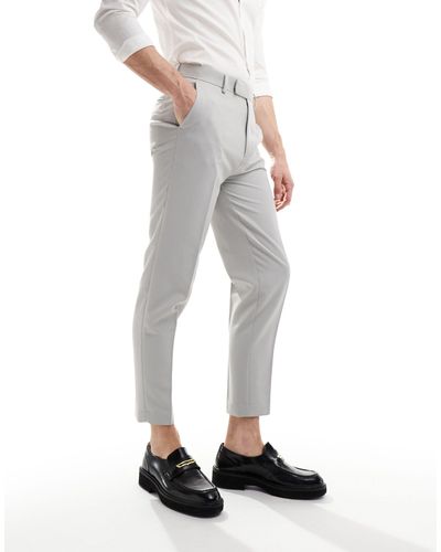 ASOS Smart Tapered Trousers - White