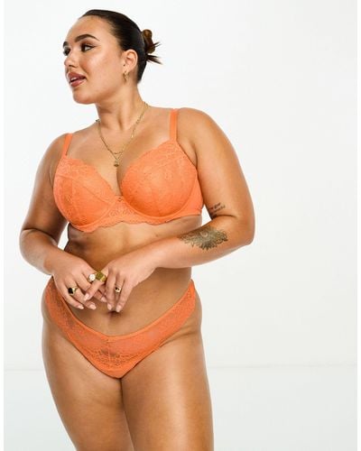 Ann Summers Curve Sexy Lace String Thong - Orange