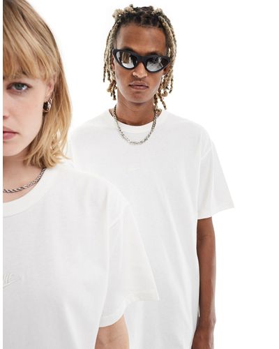 Nike Premium essentials - t-shirt unisex oversize sporco - Blu