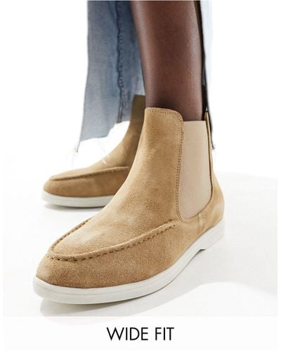 Simply Be Chelsea Boots - White