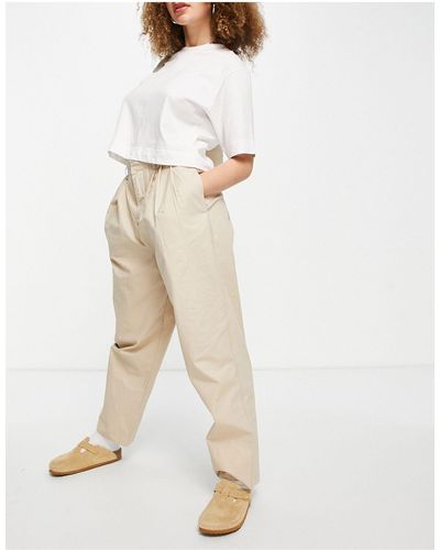 Object Cotton Ovoid Trouser - Natural
