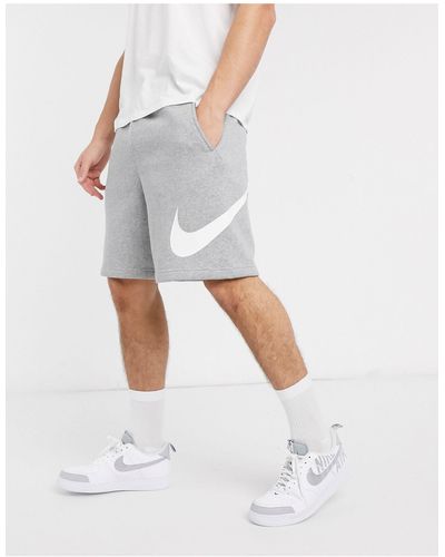 Nike Club Fleece Hbr Logo Shorts - White