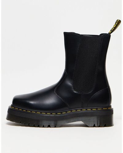 Dr. Martens 2976 Hi Quad Squared Chelsea Boots - Black