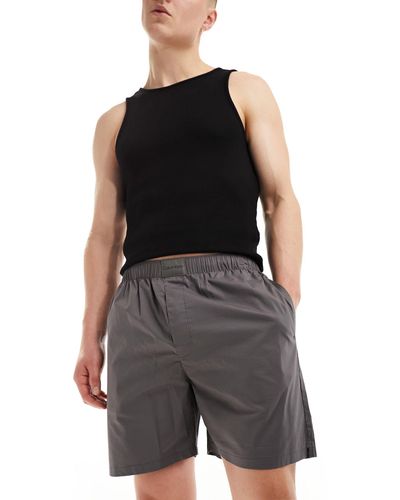 Calvin Klein Pure Cotton Sleep Shorts - Black