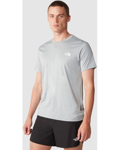 The North Face Camiseta gris jaspeado - Blanco