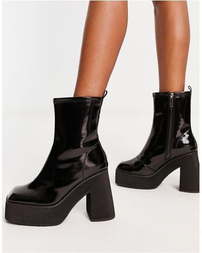 Shellys London Jupe Heeled Boot - Black