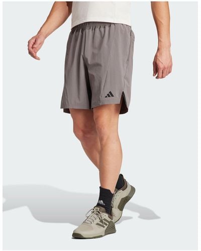 adidas Originals Adidas Designed For Training Workout Shorts - Grey
