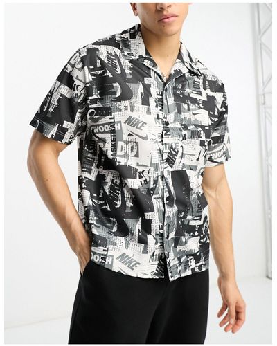 Nike Basketball Dri-fit - Overhemd Met Print - Zwart