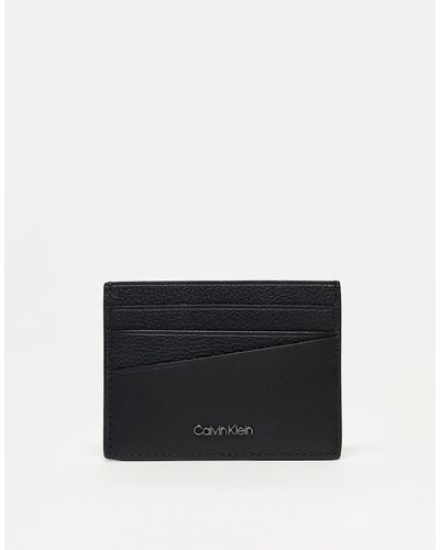 Calvin Klein Diagonale Kaarthouder - Zwart