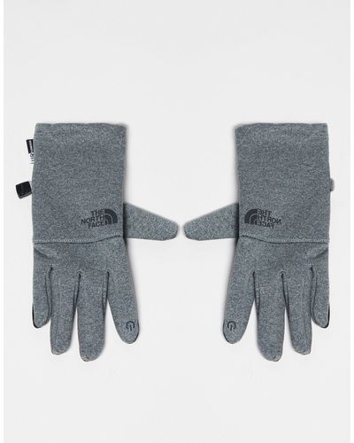 The North Face Etip Touchscreen Compatible Gloves - Grey
