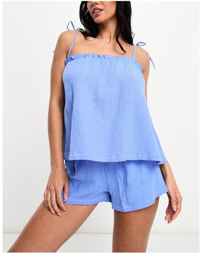 Loungeable Pijama aciano - Azul