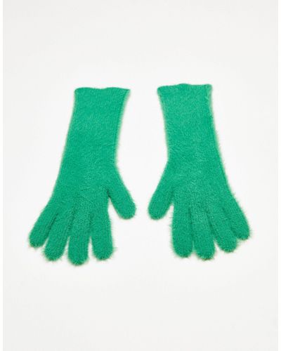 TOPSHOP Superzachte Lange Handschoenen - Groen