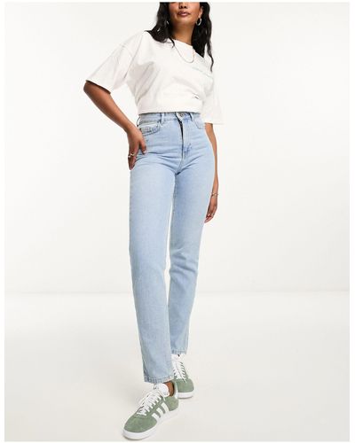 Aéropostale Mom Jeans Met Hoge Taille - Blauw