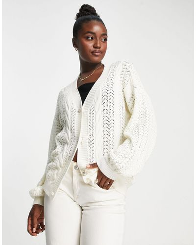 In The Style X Jac Jossa Knitted Cardigan - Natural