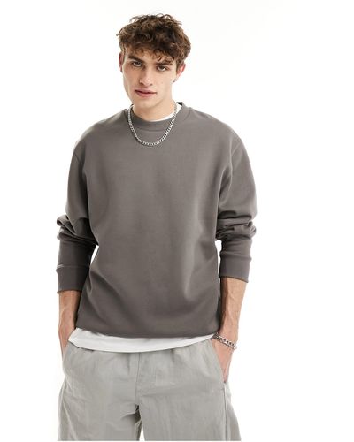 Collusion Sweat-shirt - anthracite - Gris