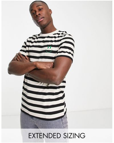 ASOS Stripe T-shirt - White