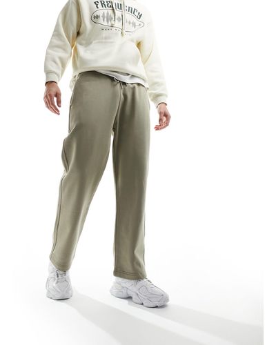 Abercrombie & Fitch baggy Heavyweight Joggers - Natural