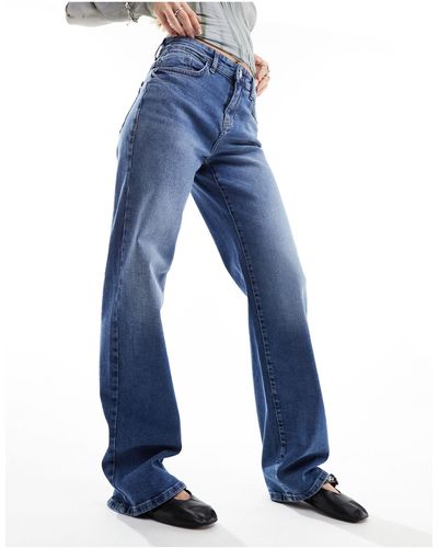Noisy May Yolanda - jeans ampi lavaggio medio - Blu