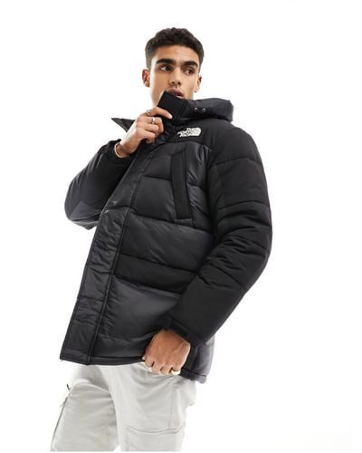 The North Face Himalayan Insulated Puffer Parka Coat - Black