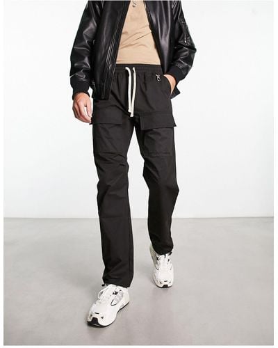 The Couture Club Utility Cargo Pants - Black
