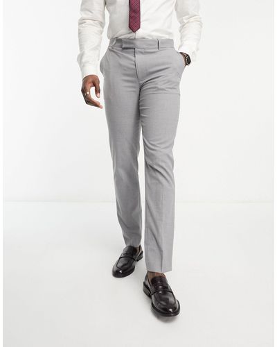 ASOS Slim Suit Pants - Gray