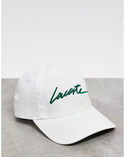 Lacoste – Kappe mit Schriftzug-Logo - Mehrfarbig